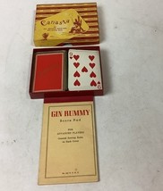 Vintage Canasta New Argentine Rummy Card Game With Original Box &amp; Score Pad - $9.89