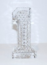 EXQUISITE VINTAGE WATERFORD CRYSTAL #1 NUMBER ONE 5&quot; PAPERWEIGHT/SCULPTURE - £31.32 GBP
