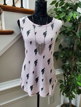 William Rast Women&#39;s Pink Polyester Round Neck Sleeveless Blouse Size X-Large - £22.02 GBP