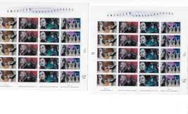 US Stamps/Postage 2 Sheets Sc #3343a American Choreographer MNH F-VF OG FV$14.80 - £7.20 GBP