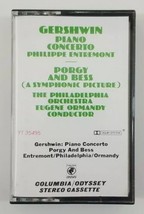 Gershwin Piano Concerto Philadelphia Orchestra Ormandy Entremont Cassette Tape - £7.46 GBP