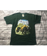 Mount Rushmore Fred Harvey Trading Company Large Green T-Shirt - $214.35 MXN