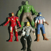 Avengers Lot of 4 10&quot; Talking figures Thor Hulk Iron Man Captain America - £62.57 GBP