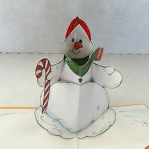 Vintage a troll pop up book the snowman&#39;s Christmas surprise holiday sto... - $19.75