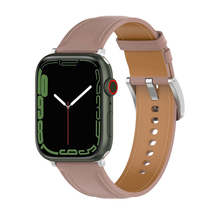 Genuine Leather Watchband, Size: Small Size For Apple Watch Series 7 41mm / 6&amp;SE - £13.66 GBP