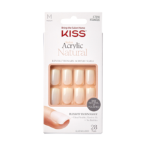 Kiss Salon Acrylic French Nails (28 NAILS/GLUE Included) - #KSAP01 - $4.99