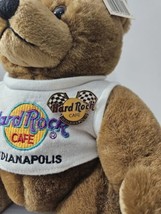Hard Rock Cafe Indianapolis 2000  Herrington&#39;s TEDDY BEAR Plush with HRC... - $25.02