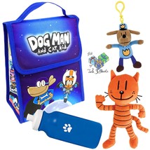 Dav Pilkey v2 Dog Man Cat Kid Set - Bag, Petey, Backpack Pull, Water Bottle - £56.12 GBP