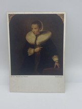 Portrait Of A Woman No. 56 Artist Rembrandt Vintage Postcard 1980s England - £11.92 GBP