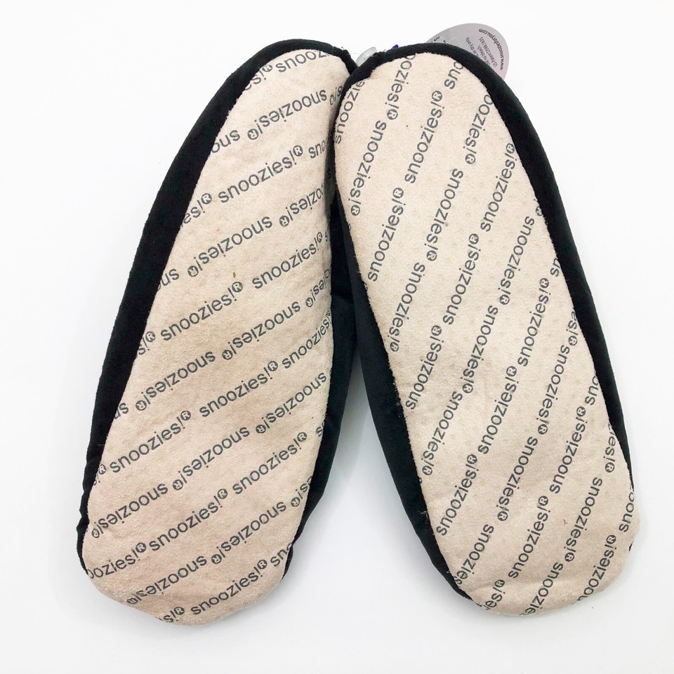Snoozies Women's Mama Needs Some Wine Non Skid Soles Medium 7/8  Black Item image 6