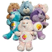 6 Vintage 1980s Care Bears Grumpy &amp; Cousins Plush Kenner American Greeti... - $70.13