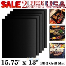 Lot Of 5 Mats Easy Bbq Grill Mat Bake Nonstick Grilling Mats As Seen On ... - £19.69 GBP