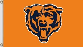 Chicago Bears Familia Flag 3X5 Ft Polyester Banner USA 90x150cm - $375.42 MXN
