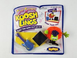 Brand New Vintage Kooshlings Cool Scenes Koosh ball Guitar &amp; amp 1997 on card - £15.47 GBP