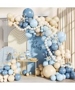 140pcs Blue Beach Balloon Arch Kit Ocean Pool Party Baby Shower Decor - $39.99