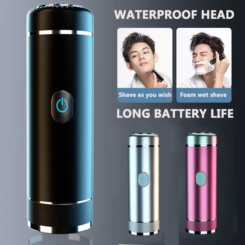 R machine for men wholesale automatic mini rechargeable travel face body electric razor thumb200
