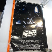 Star Wars Empire Strikes Back Original Darth Vader Promo Movie Poster 1983 34x22 - £55.63 GBP