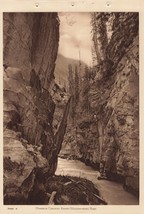 Canadian Pacific Rockies Byron Harmon Vandyck Photogravure Marble Canyon... - $29.69