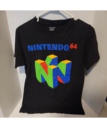 Nintendo N64 T-Shirt Tee Retro Style Short Sleeve Shirt Size S  - $148.82 MXN