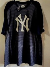 New York Yankees Adult TRI-BLEND &quot;Ny&quot; Raglan TEE-SHIRT New &amp; Licensed Xxl - £19.25 GBP