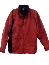 Nike Golf Storm Fit Vintage Red Full Zip-Up Windbreaker Jacket Men’s XL - £18.86 GBP