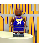 NBA Legend Superstar Shaquille O&#39;Neal Minifigure Collectable Shaq Fu Min... - $712.32 MXN