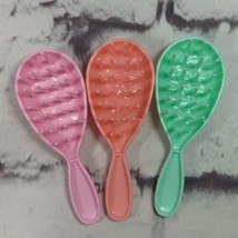 Barbie Color Reveal Replacement Brushes Lot of 3 Pink Peach Mint Green  - £11.76 GBP