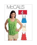 McCall's Patterns M5853 Misses' Tops, Size DD (12-14-16-18) - £5.38 GBP