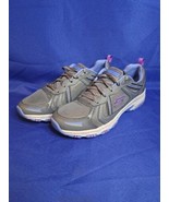 Skechers Womens Hillcrest Vast Adventure 149820W Gray Running Shoes Snea... - £43.95 GBP