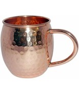 100% pure moscow mule mug hammered Vodka Beer mug Handmade Solid 16 Oz - £16.68 GBP