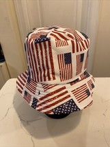 USA Flags Bucket Hat Adult Lulla Collection - £19.71 GBP