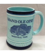 Grand ole opry blue VTG travel souvenir mug coffee cup Nashville Tenn. - €17,15 EUR