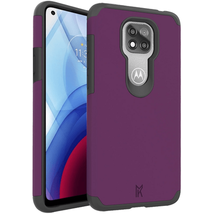 Rugged Heavy Duty Shockproof Case Cover Magenta Purple For Moto G Power 2021 - £6.11 GBP