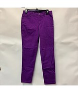 Charter Club Womens 6 Purple Bristol Skinny Ankle Pants Jeans PREOWNED V32 - €25,34 EUR