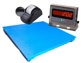 SellEton New NTEP (5&#39; x 5&#39;) 60&quot; x 60&quot; Industrial Floor Scale &amp; Thermal P... - £1,800.18 GBP