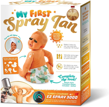 My First Spray Tan Prank Gift Box - Funny Gift for New Parents or White Elephant - £11.07 GBP
