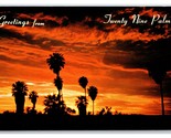 Sunset View Greetings Twenty Nine Palms California CA UNP Chrome Postcar... - $3.91