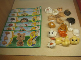 Kinder - 2015 FF127 A&B,129,130,152,153 Dogs - complete set + 6 papers - $6.50