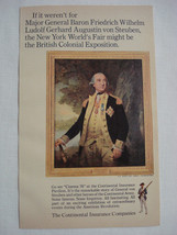 1964 World&#39;s Fair Ad The Continental Insurance Companies Pavilion - $9.99