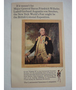 1964 World&#39;s Fair Ad The Continental Insurance Companies Pavilion - $10.96 CAD
