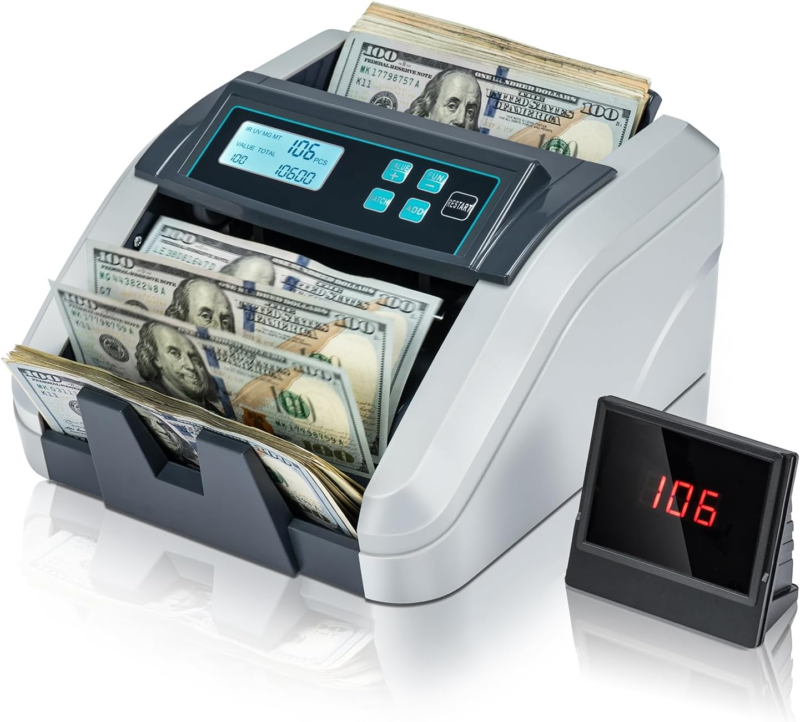 MUNBYN IMC51 Money Counter Machine Count Value, Add+Batch Mode Bill Coun... - $134.28