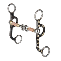 TABELO Argentine Copper Wire Snaffle Bit - 3-PC Design, 5&quot; Mouth - £88.00 GBP