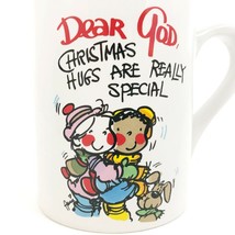 Dear God Kids Coffee Mug Cup Christmas Hugs Are Really Special  - £9.24 GBP
