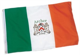 Archer Irish Coat of Arms Flag - 3&#39;x5&#39; foot - £28.67 GBP