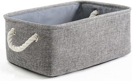 Thewarmhome Storage Bins - Small Storage Baskets For Organizing Shelves, Fabric - £31.31 GBP