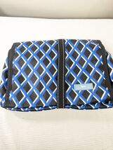 Scout Beauty Burrito Hanging Toiletry Bag cosmetic Gem Fatale blue black... - $32.00