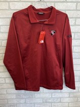 The North Face Men Tech  1/4 Zip Fleece Pullover Sz XXL Cardinal Red Sta... - £22.63 GBP