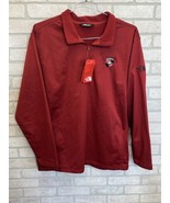 The North Face Men Tech  1/4 Zip Fleece Pullover Sz XXL Cardinal Red Sta... - £22.57 GBP