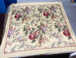 Vintage Ralph Lauren Yellow Floral 100% Silk Scarf - 34x34” - $39.60