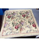 Vintage Ralph Lauren Yellow Floral 100% Silk Scarf - 34x34” - $55.57 CAD